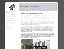 Tablet Screenshot of heritagegunshowsohio.com